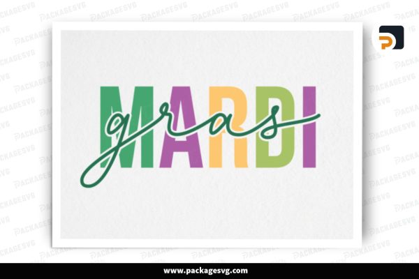 Mardi Gras SVG Design Free Download