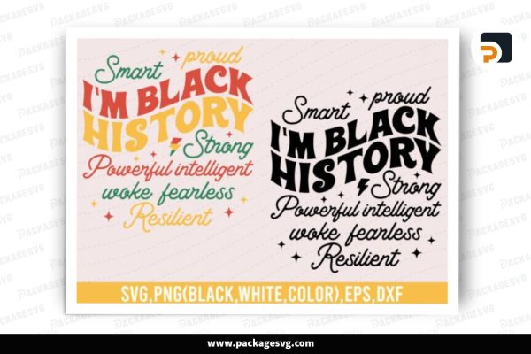 Retro Black History Month, SVG Design Free Download