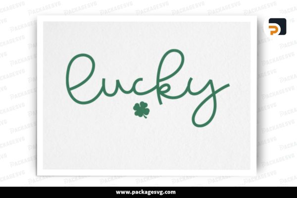 Retro Lucky, St Patrick's Day SVG Design Free Download