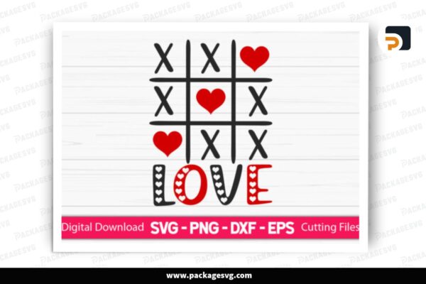 XOXO Love, Valentine SVG Design Free Download