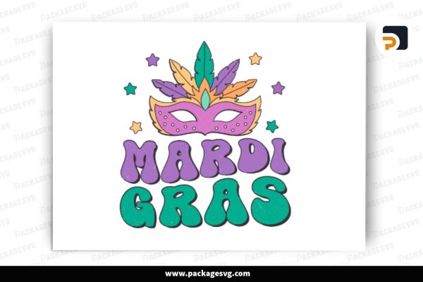 Mardi Gras PNG Sublimation Design Free Download
