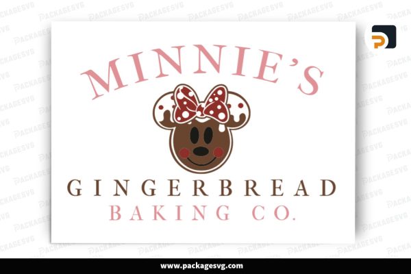 Minnies Gingerbread, SVG Design Free Download