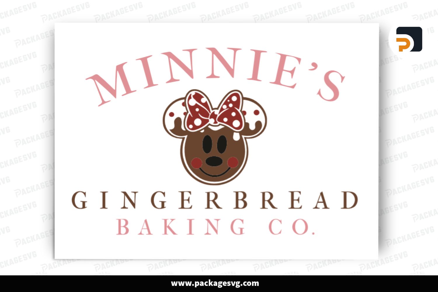 Minnies Gingerbread, SVG Design Free Download