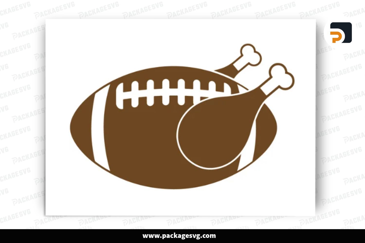 Thanksgiving Turkey Football, SVG Design Free Download